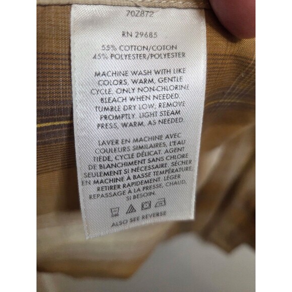 Pendleton Shadow Plaid Pearl Snap Mens Western Style Frontier Shirt XL - Picture 6 of 6